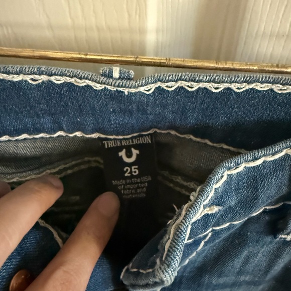 True Religion Blue Boot Cut Jeans - Picture 2 of 3